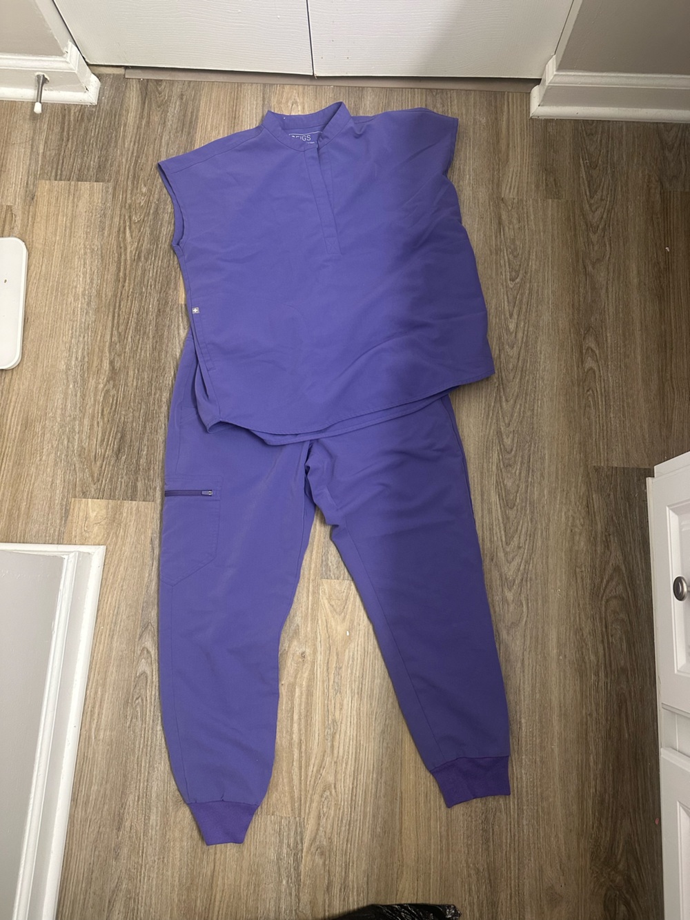 Figs Women's Scrub Set in Purple